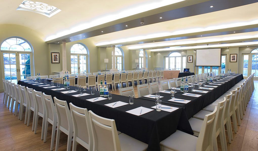 Astor Wing at Hever Castle: bright meeting space for corporate events and workshops.