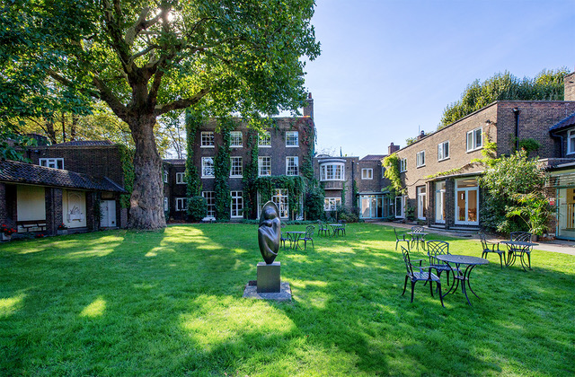 Queen Elizabeth Conference room, lush lawn venue for meetings and events.