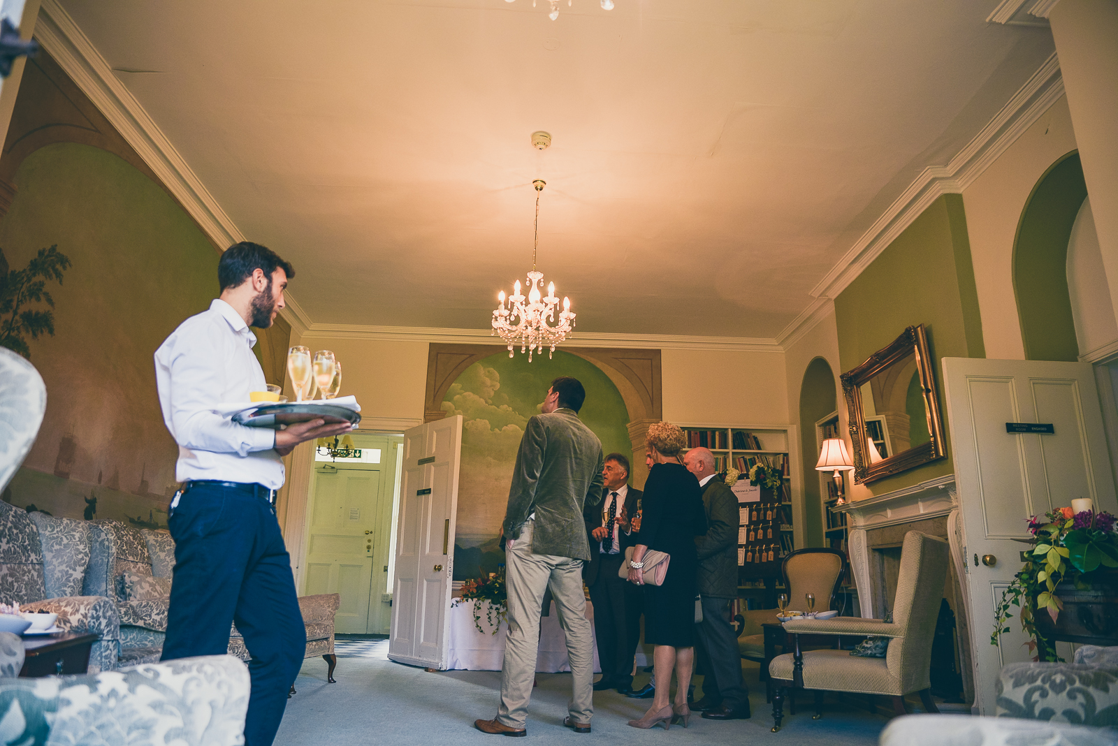 Elegant Chapter room at St. Katharine for networking events and intimate gatherings.