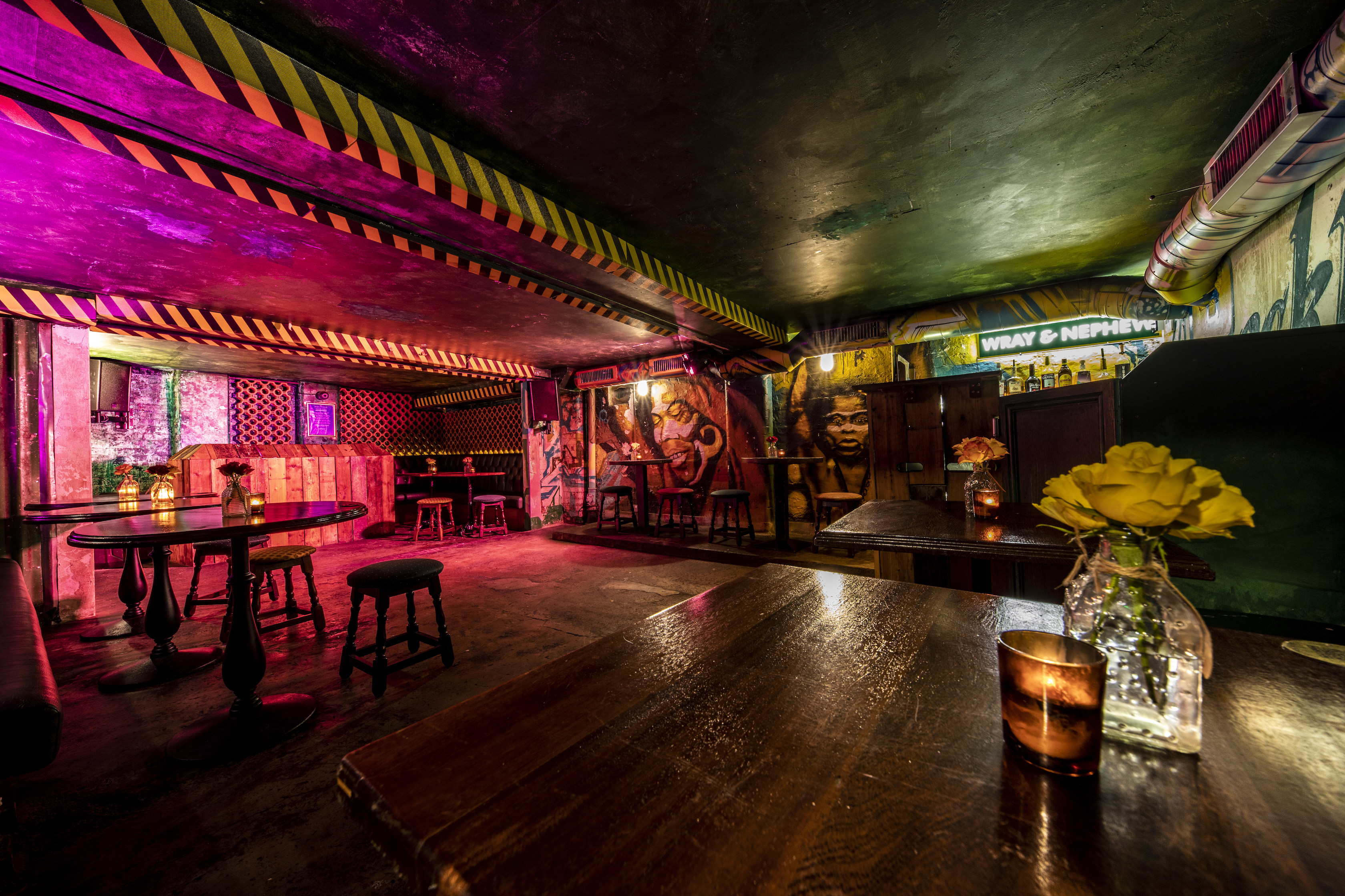 Vibrant venue at The Shrine, ideal for creative events and intimate gatherings.