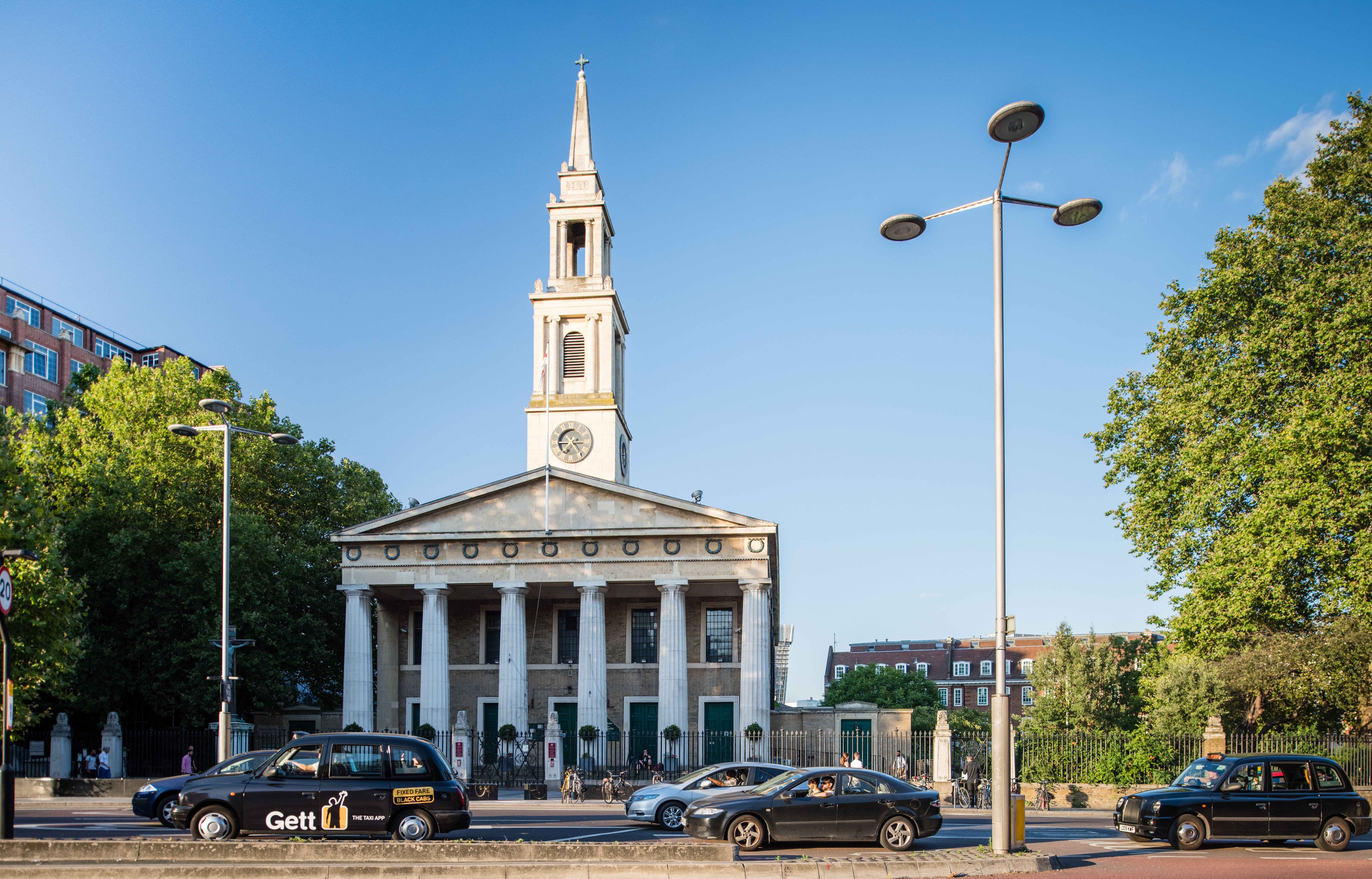 St John's Church Waterloo Nave with bell tower - perfect for events and gatherings.