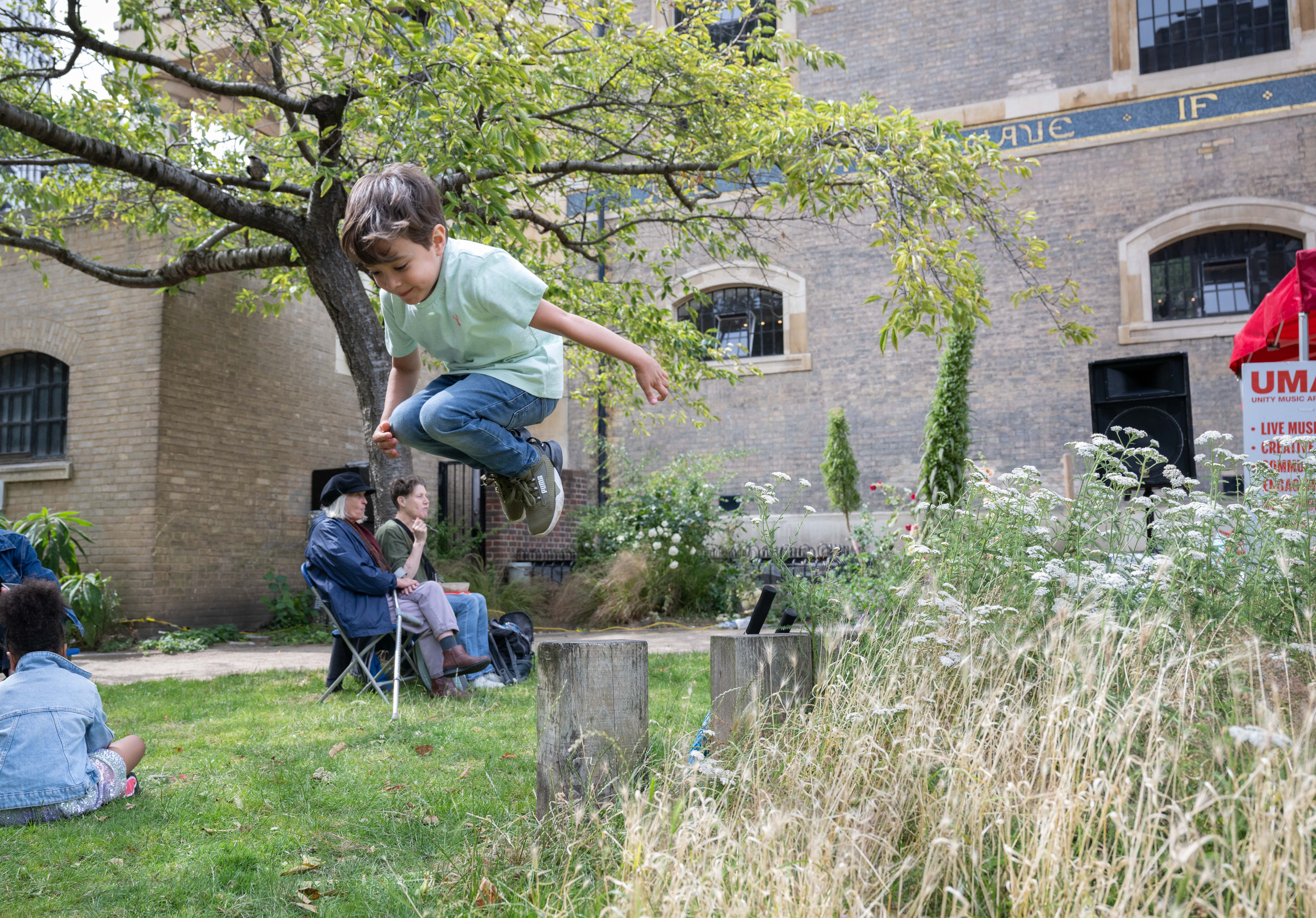 Meeting room in St John's Church Waterloo with modern decor for events and gatherings.