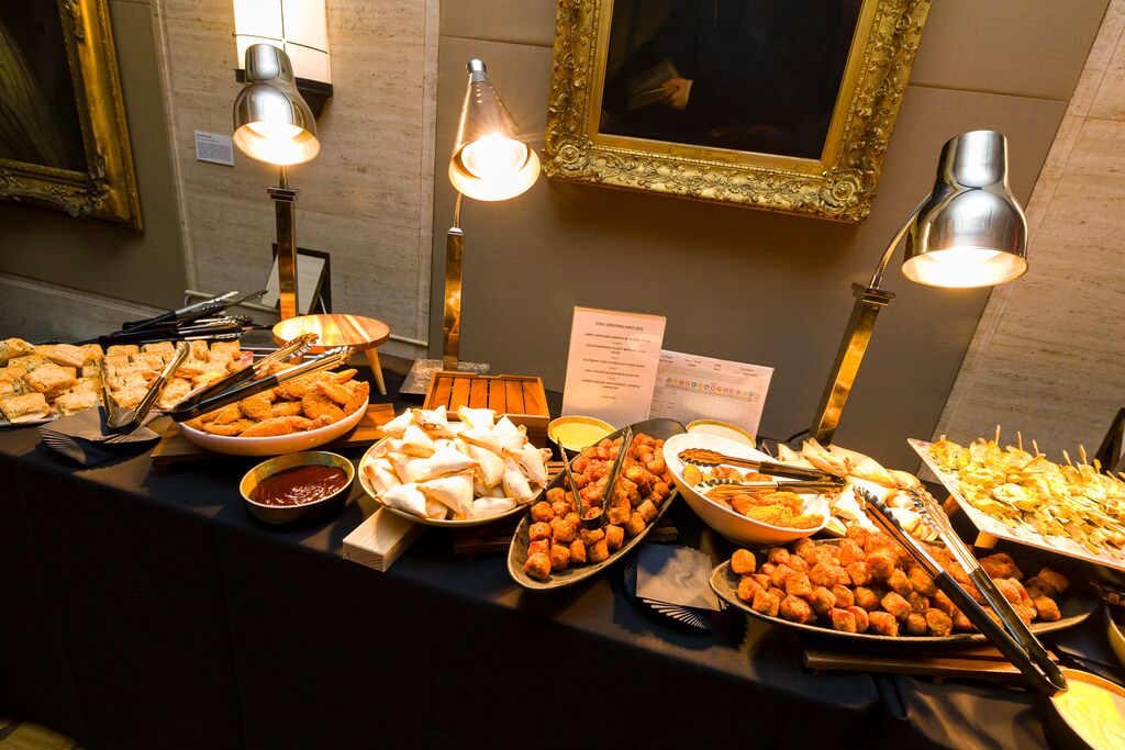 University of London cocktail reception buffet