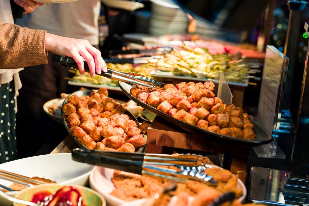 London Uni MacMillan Hall buffet event catering