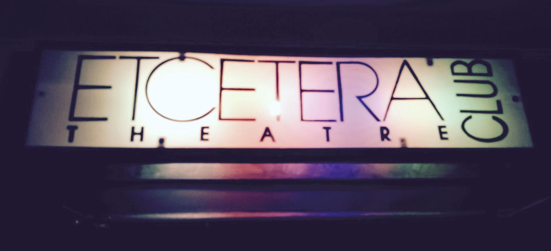 Black Box Theatre sign at Etcetera Theatre, ideal for intimate performances and events.