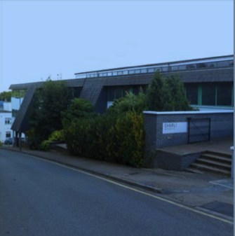 Modern Moxon House venue with sleek design, ideal for indoor and outdoor events.