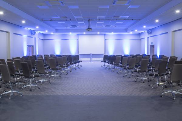 Wokefield Suite meeting space with flexible seating for conferences and workshops.