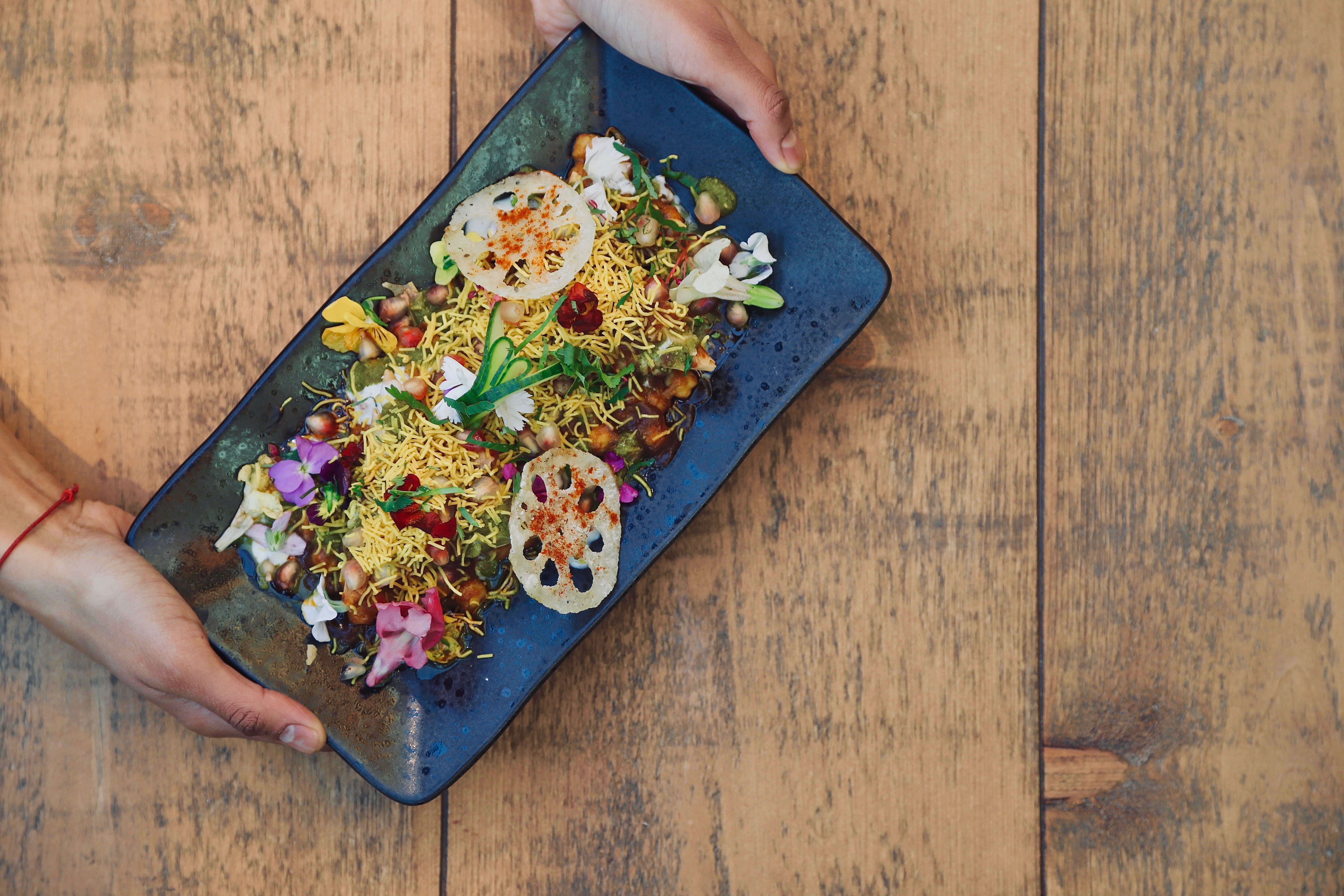 Gourmet dish with vibrant colors, ideal for upscale catering events and gatherings.