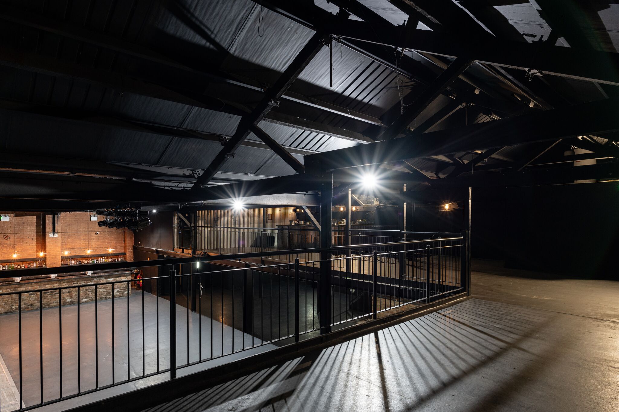 Blackbox venue at XOYO Birmingham with high ceilings for conferences and social gatherings.