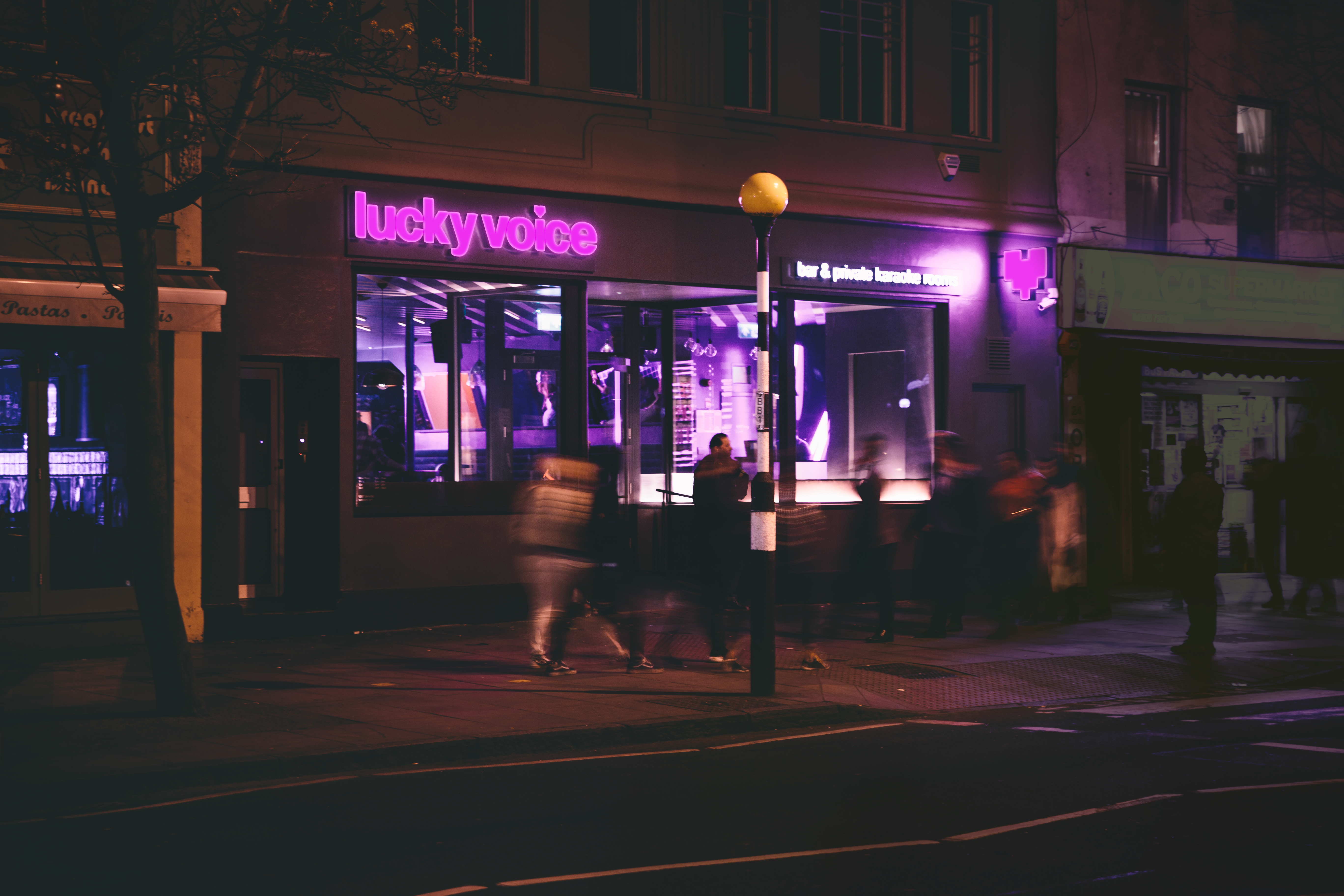 Private karaoke pods at Lucky Voice Islington, ideal for lively events and networking.