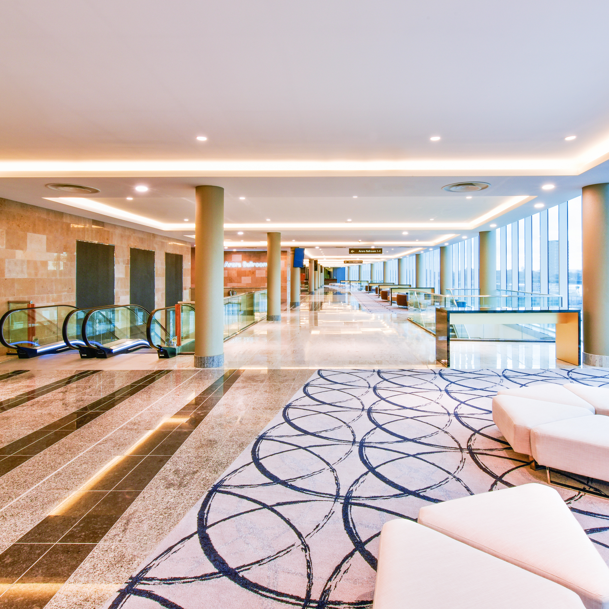 Arora Ballroom at InterContinental London - modern event space for conferences and corporate gatherings.