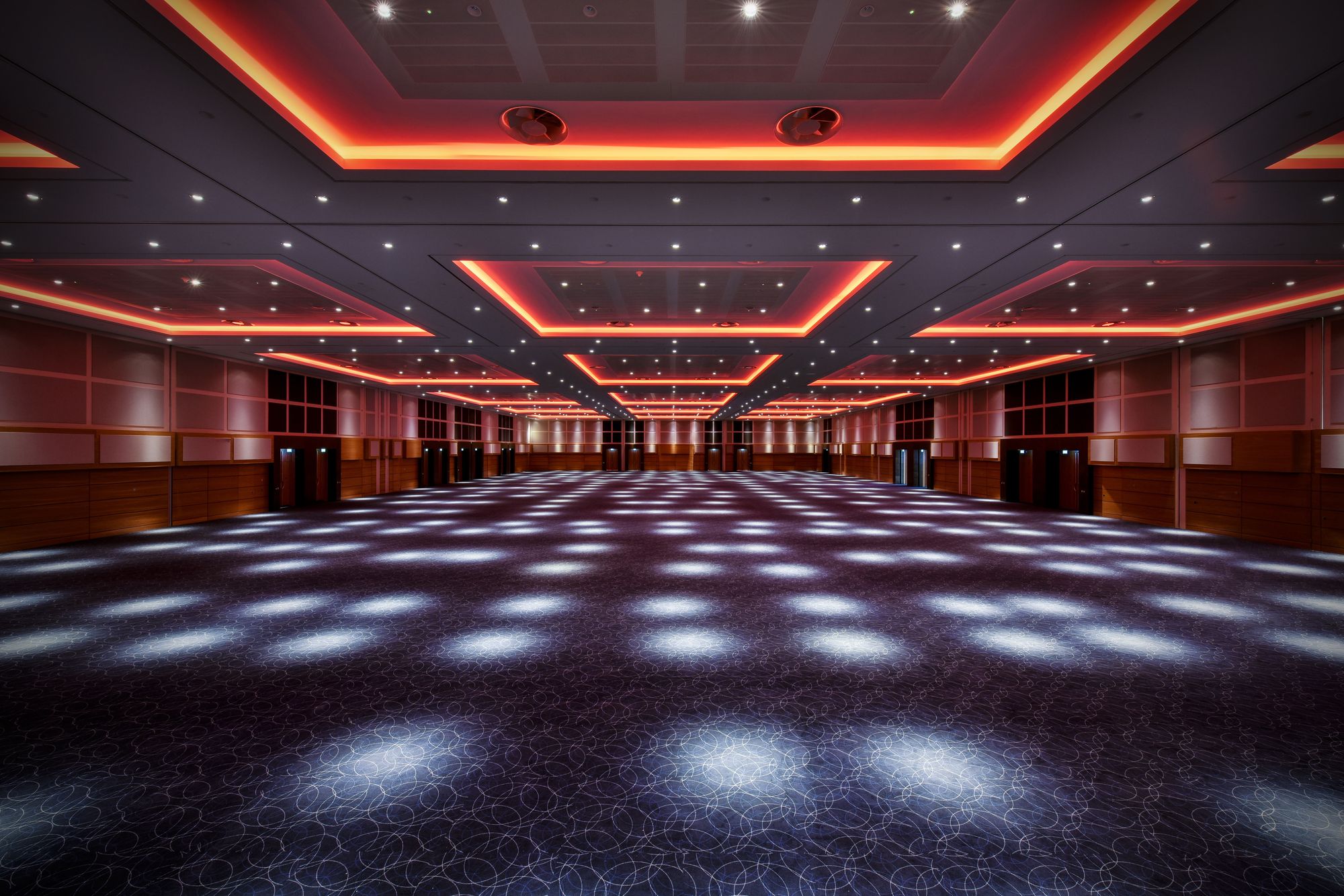Arora Ballroom at InterContinental London - spacious venue with modern lighting for events.