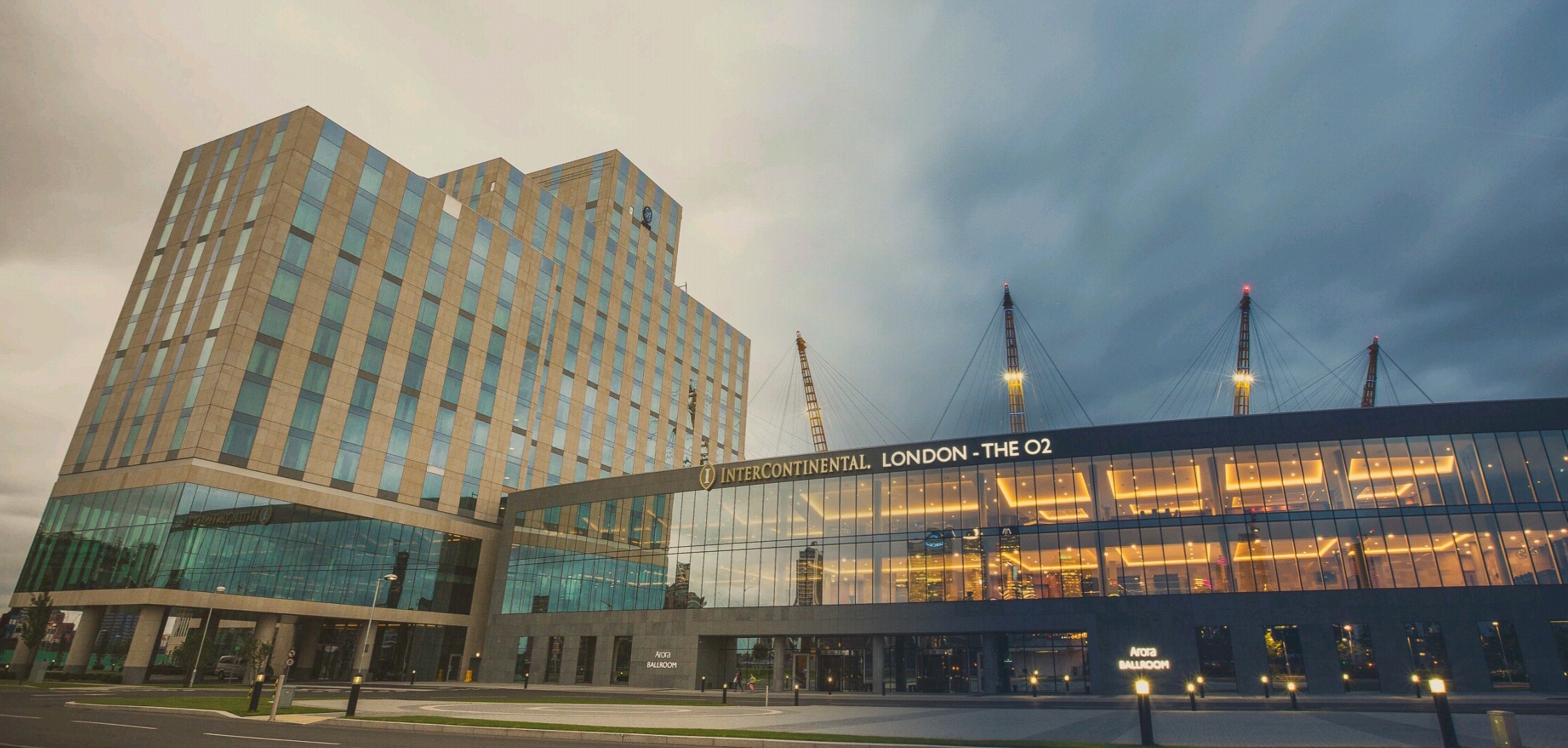 Arora Ballroom at InterContinental London - The O2, modern venue for conferences and events.