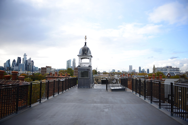 Rooftop venue at Oxford House with city skyline view, ideal for upscale events and receptions.