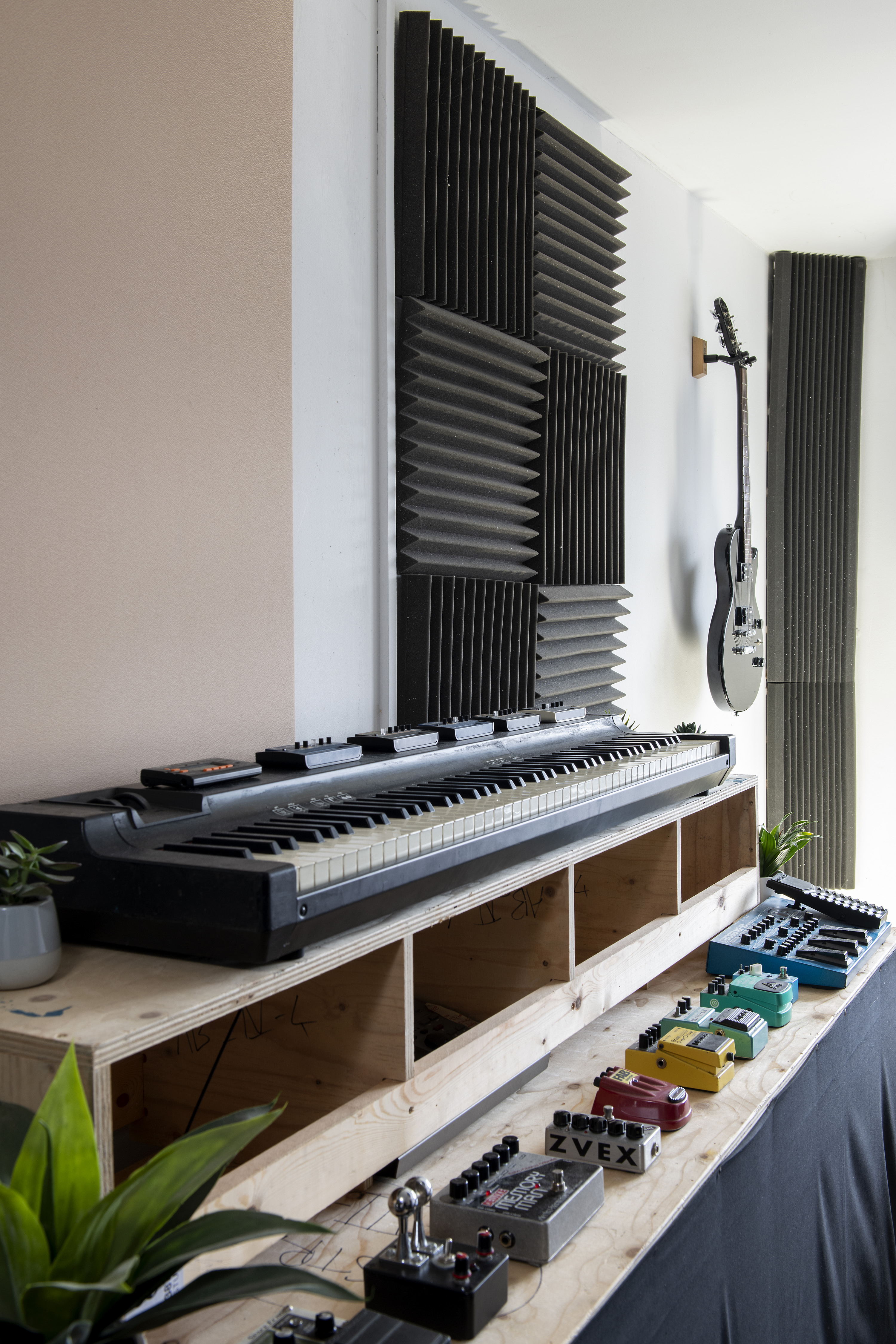 Creative venue at 38East with soundproofing for music events and workshops.