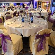 Elegant banquet space at Jacks Lounge, Blackburn Rovers - perfect for formal events.