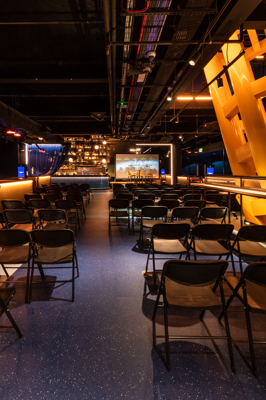 Corner Bar at TOCA Social: stylish event space for presentations and workshops.