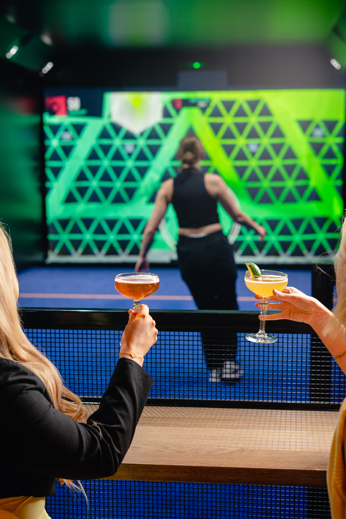 Vibrant Executive Boxes at TOCA Social for networking and corporate events.