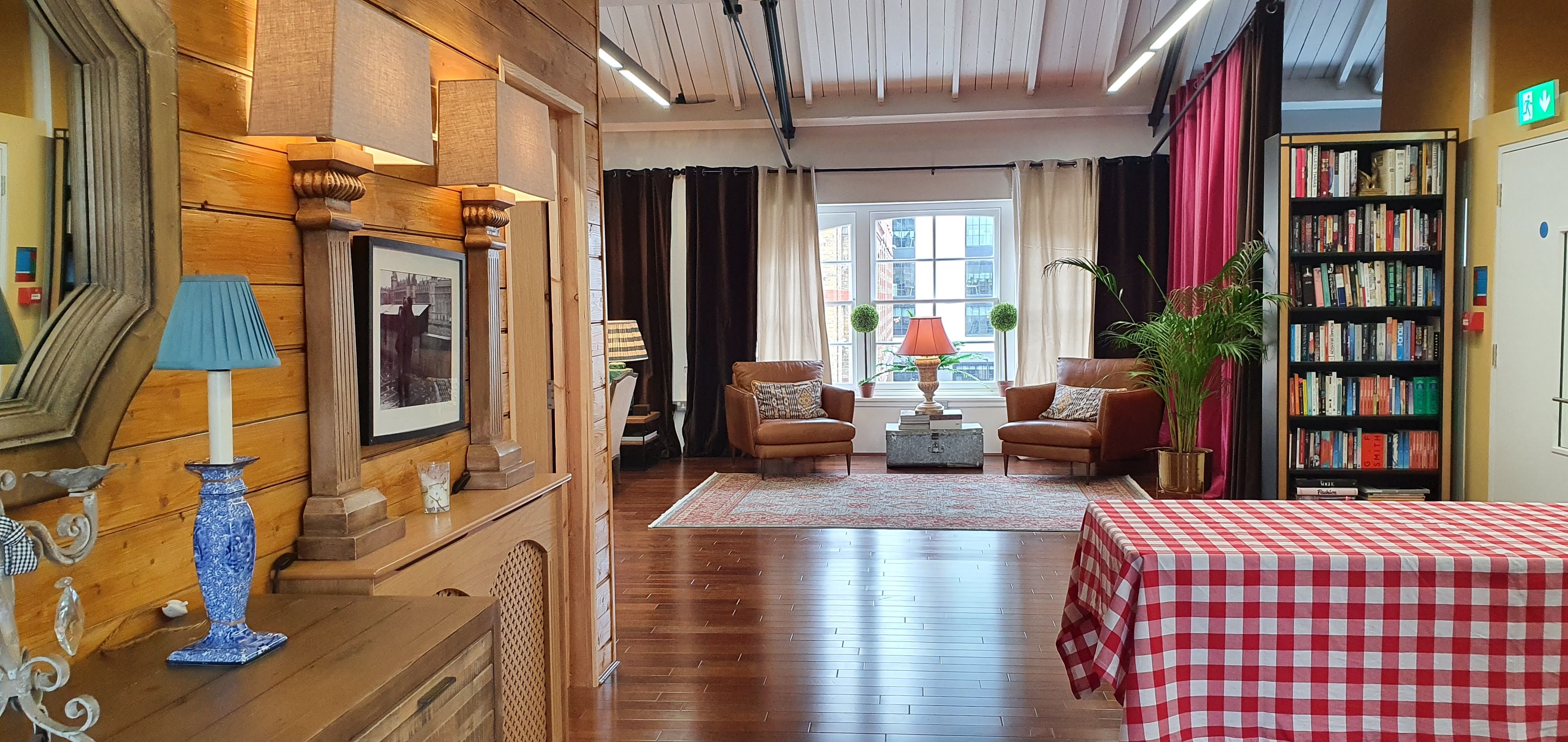 Elegant event space at The Chalet in Lumiere Underwood, perfect for gatherings and meetings.