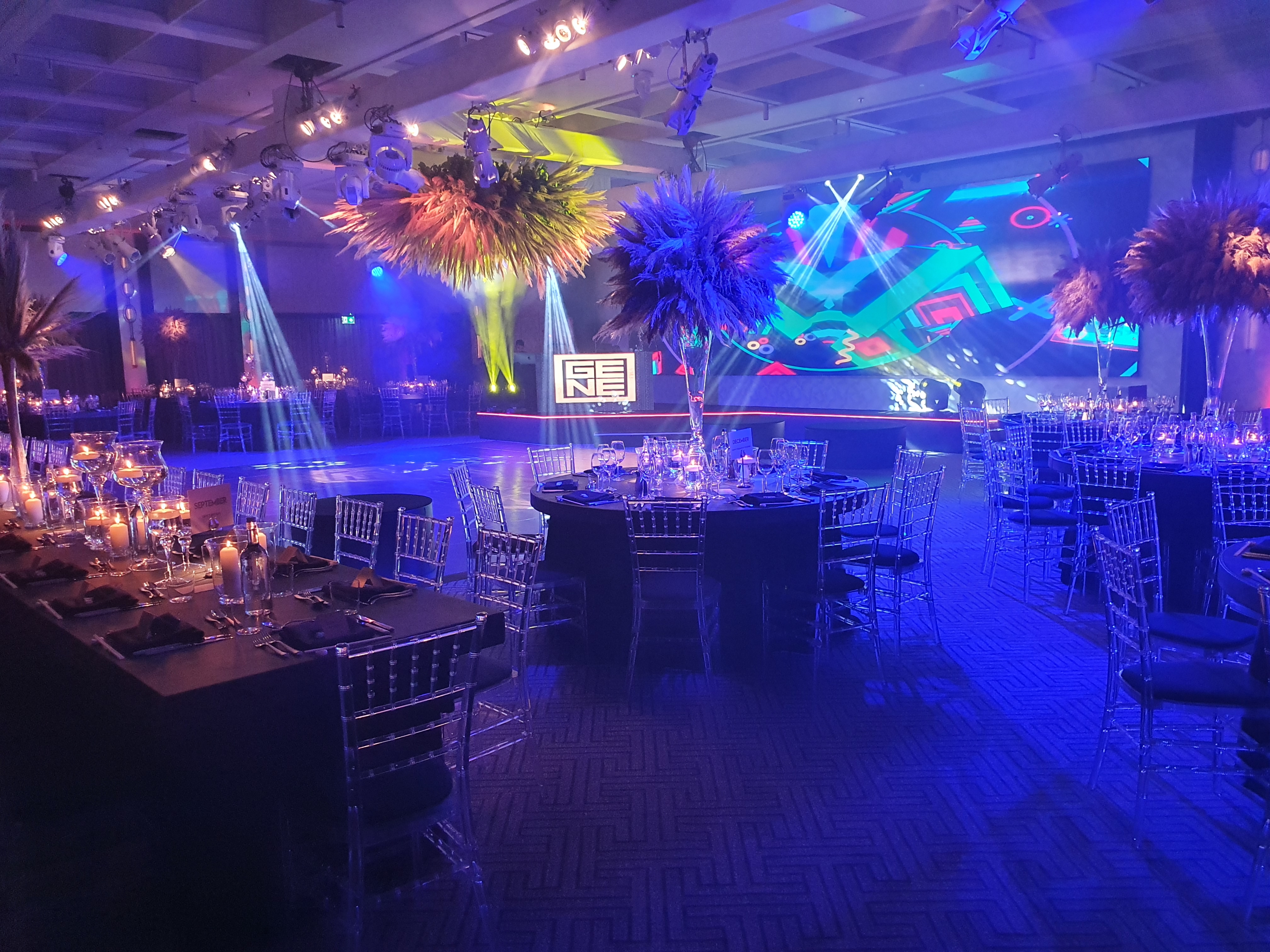 Elegant ballroom at Nobu Hotel Portman Square for corporate events and galas.