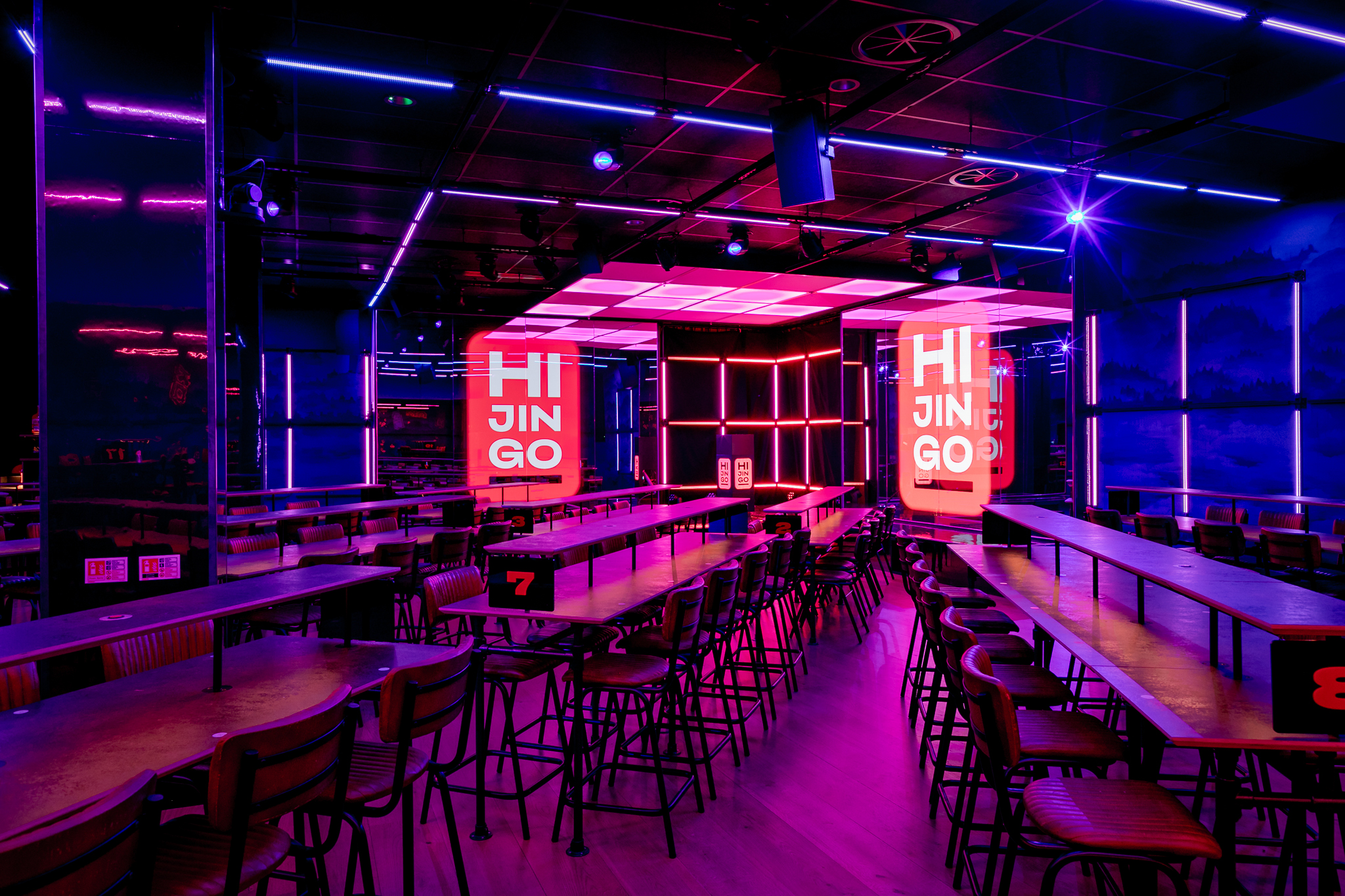 Hijingo venue: modern, vibrant, corporate event, team building