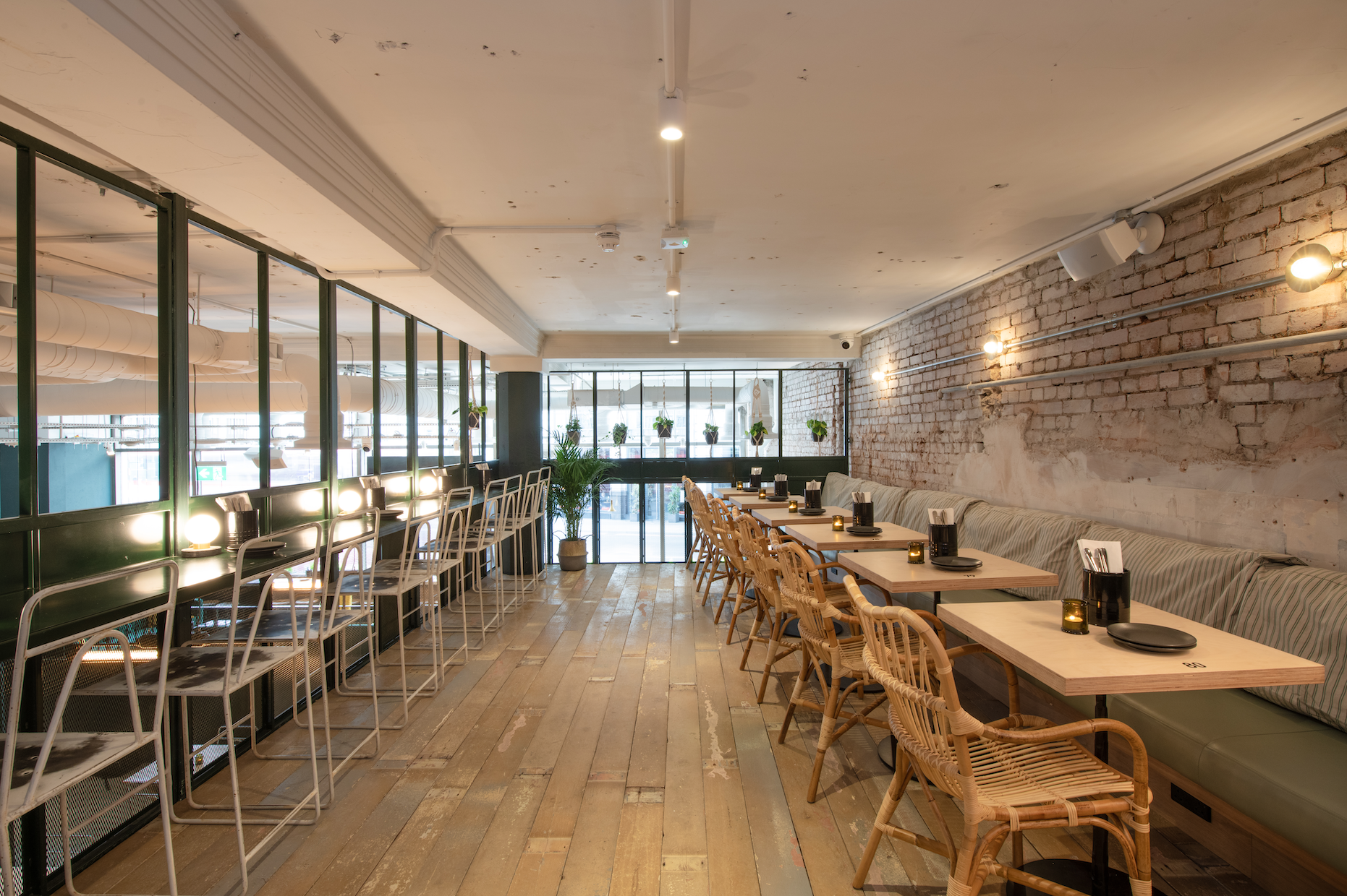 Versatile event space at Vagabond Monument with modern industrial design for gatherings.