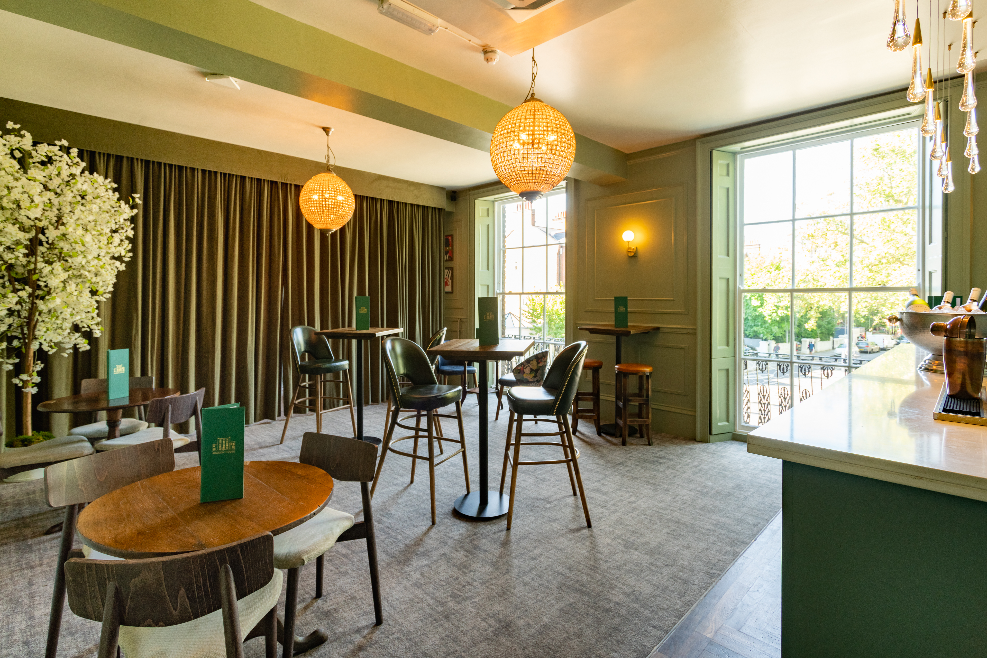 Elegant Richardson Room at Aragon House, perfect for networking and upscale events.