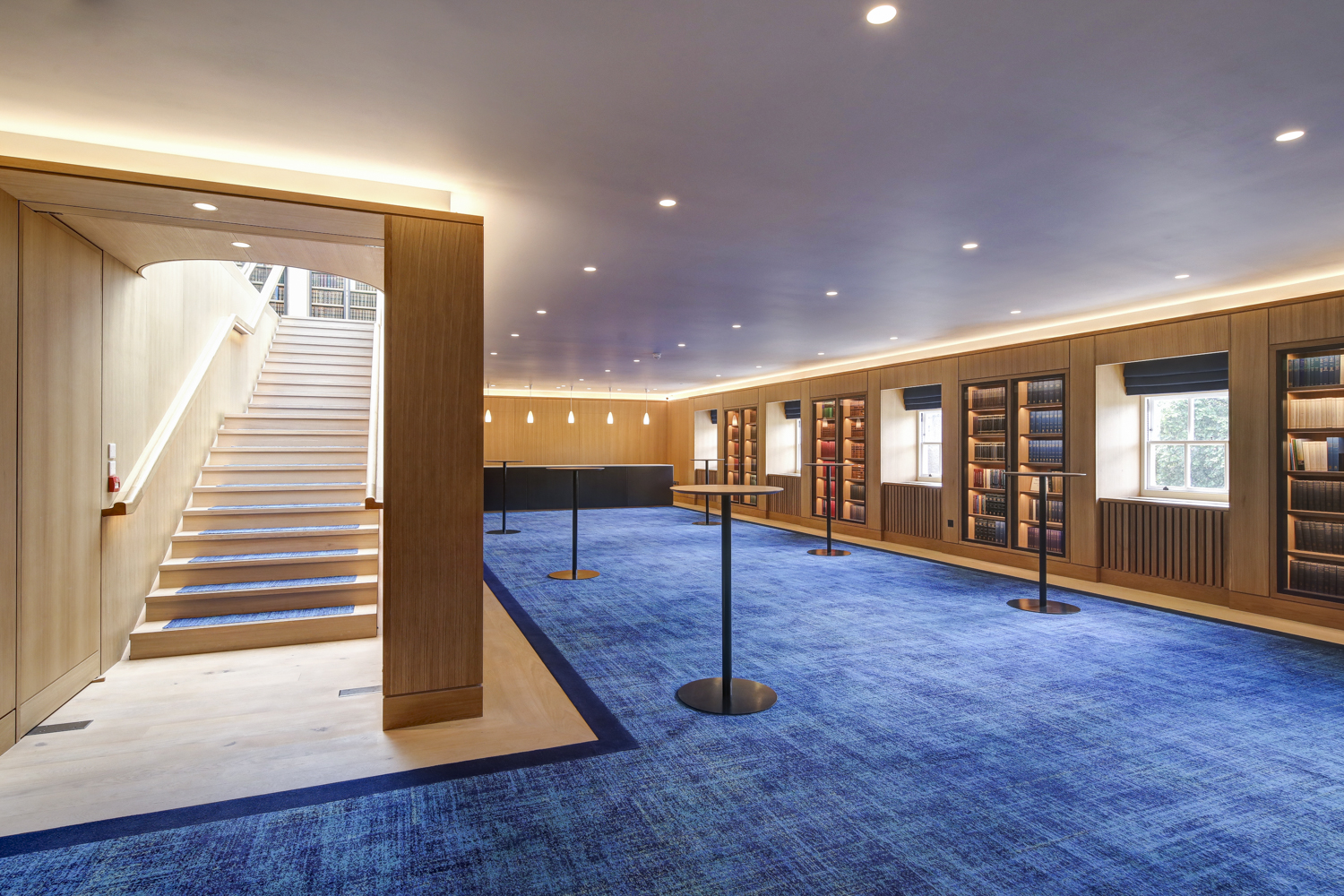 Modern Lecture Theatre in The Inner Temple, ideal for networking events and meetings.