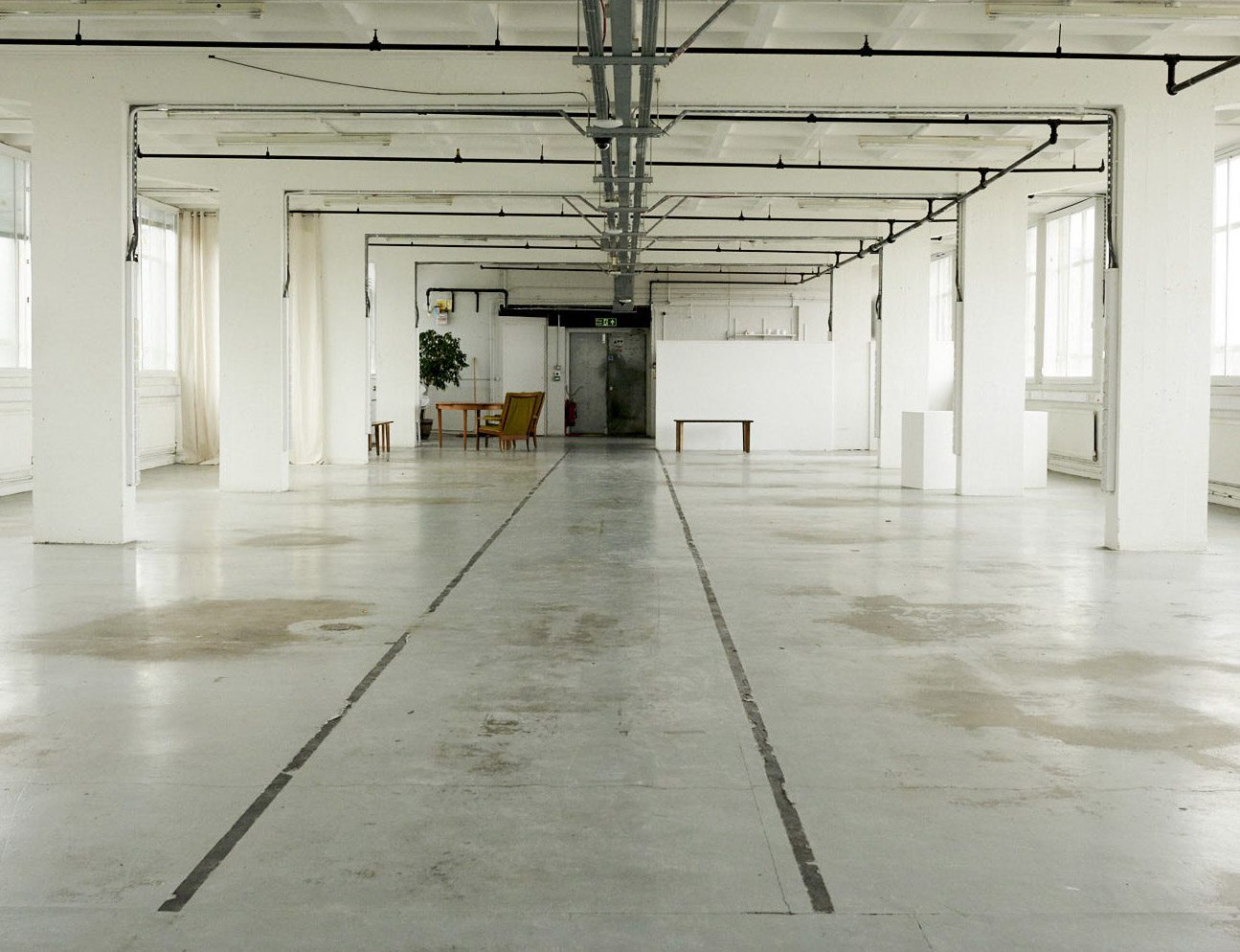 Spacious FH3 Studio venue with natural light for workshops and exhibitions.