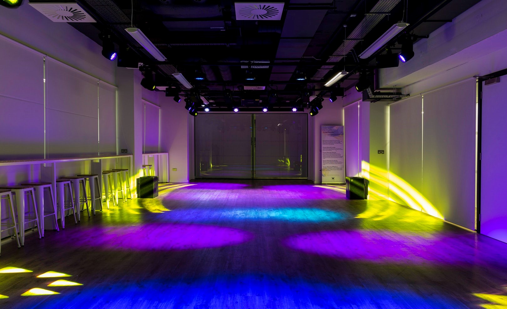 Versatile Cocoon Space with modern design, perfect for corporate events and gatherings.