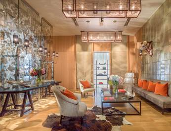 Elegant Living Room at Rosewood London, ideal for meetings and intimate gatherings.