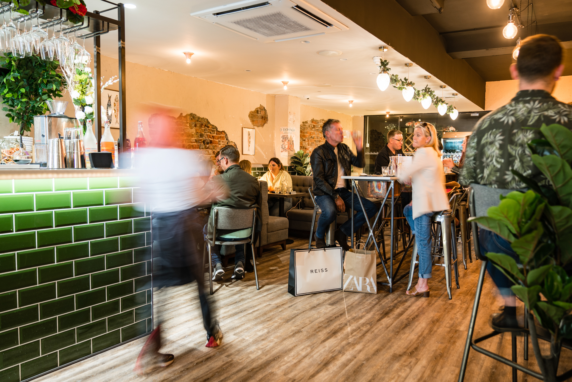 Vibrant BoBo venue with stylish decor for networking events and casual gatherings.