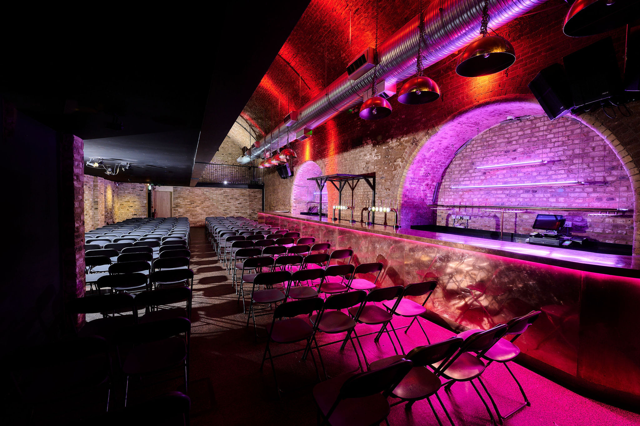 Arch 3 at The Steel Yard: industrial event space with exposed brick, ideal for workshops and networking.