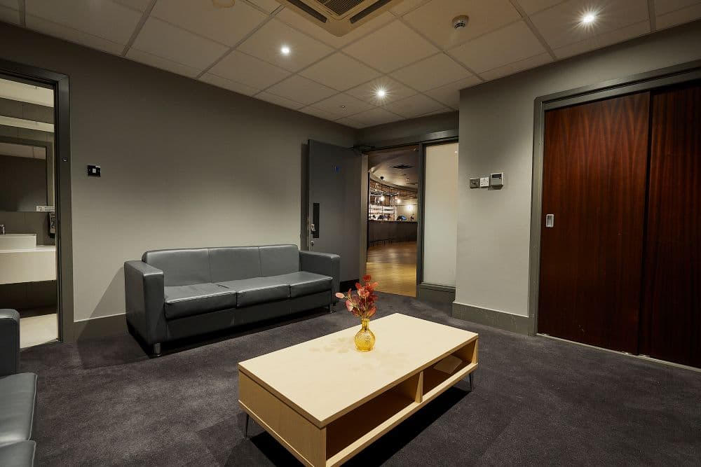 Standard Cinema Screens at Vue West End: breakout space for event networking and private meetings.