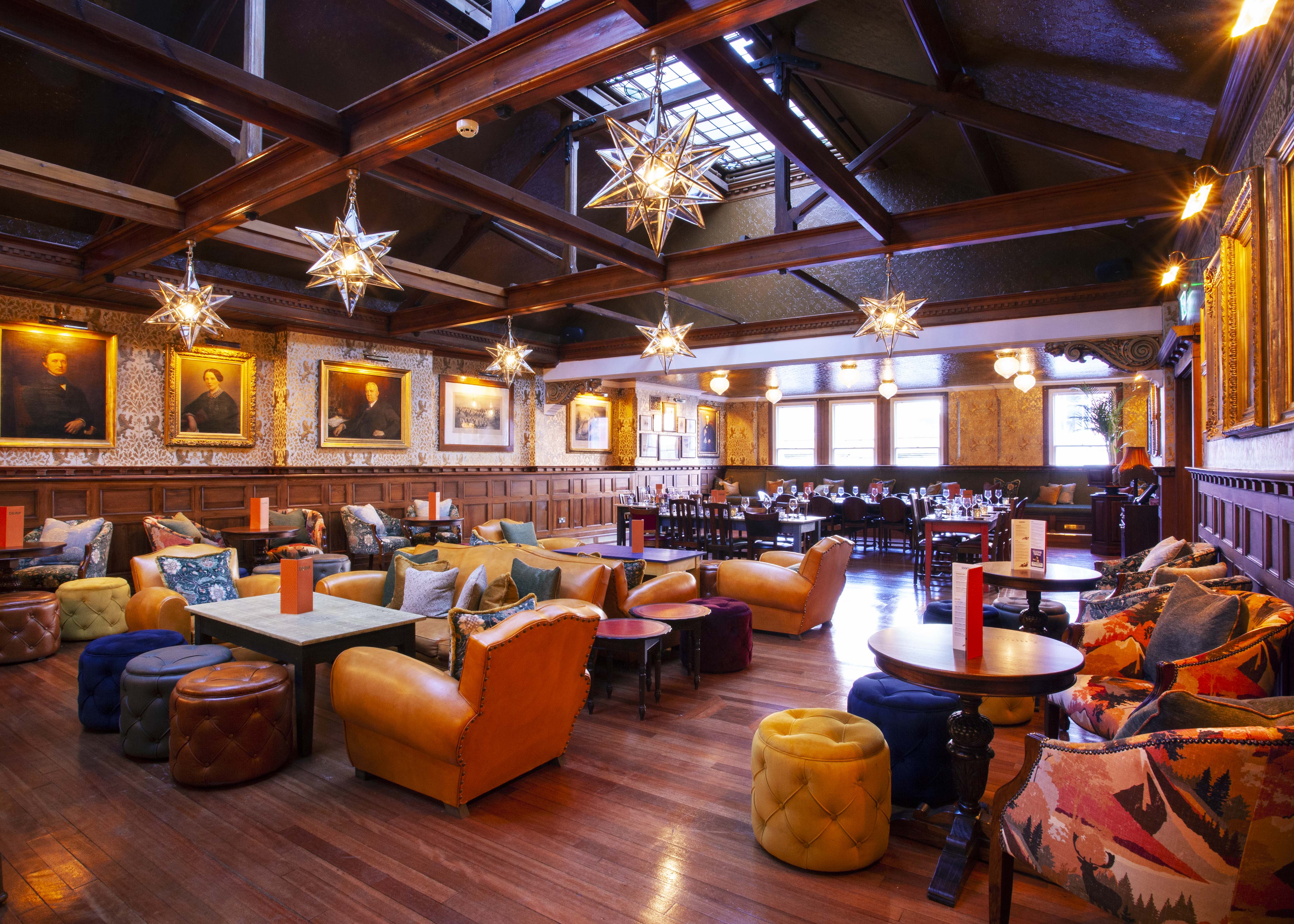 Stylish event space at The Imperial, Cosy Club Nottingham, perfect for networking and gatherings.