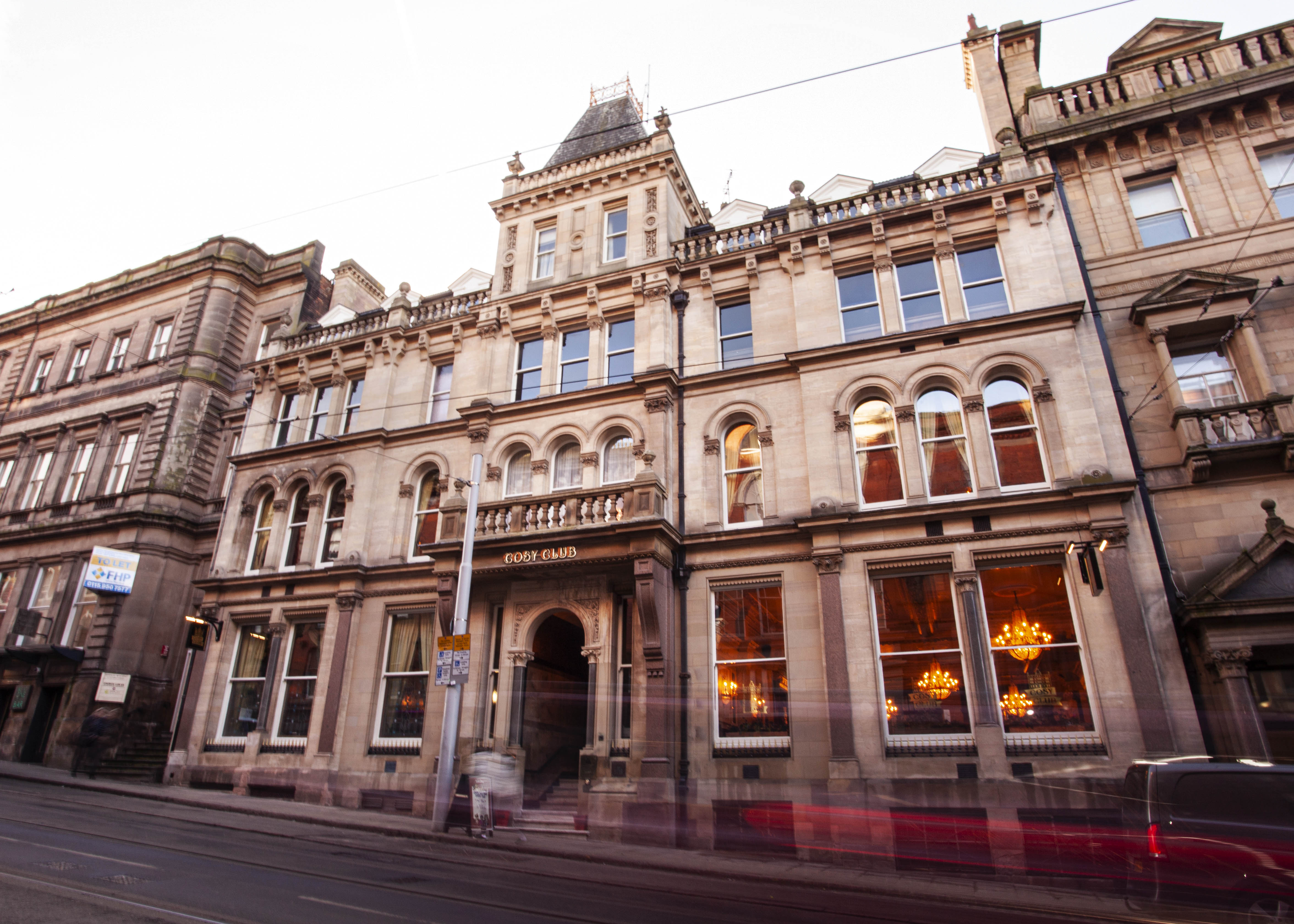 Elegant Cocktail Bar in Cosy Club Nottingham, perfect for events and meetings.