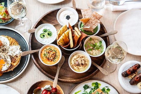 Elegant appetizer spread at The Lower Restaurant, ideal for networking events in London.