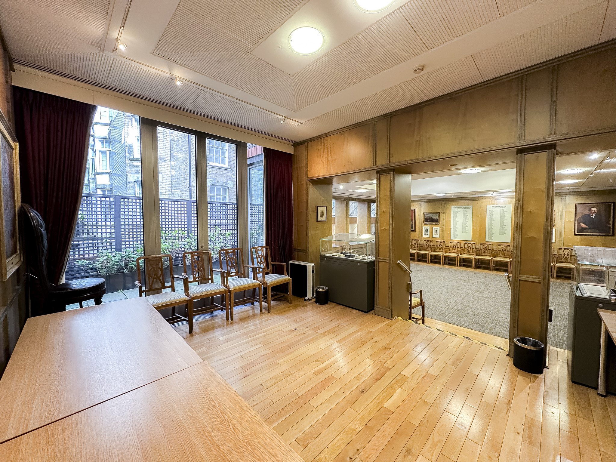 ENT Room at 1 Wimpole Street, featuring natural light and elegant decor for workshops.