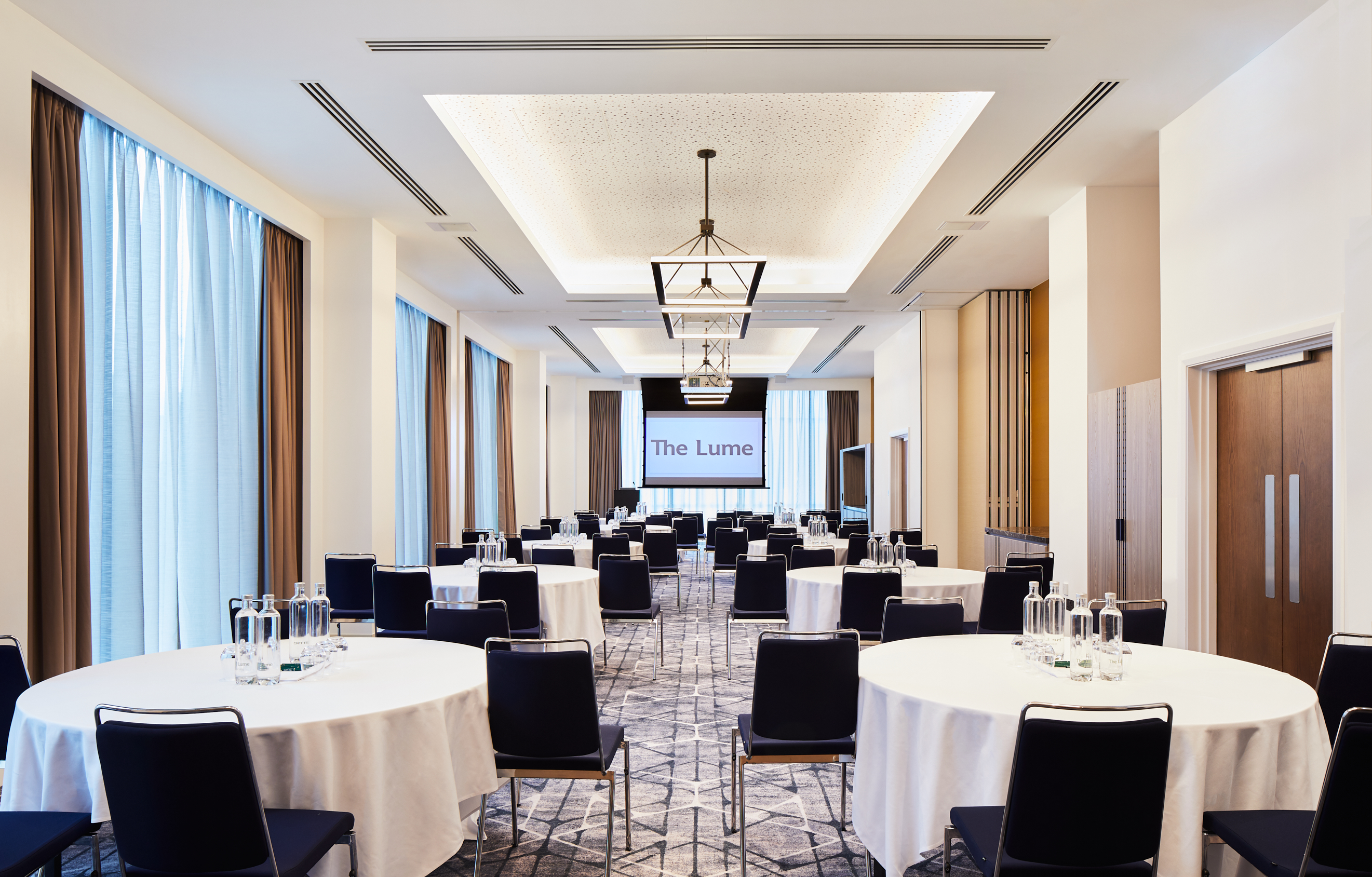 Bernstein Suite at Hyatt Regency Manchester, bright meeting space for conferences and workshops.