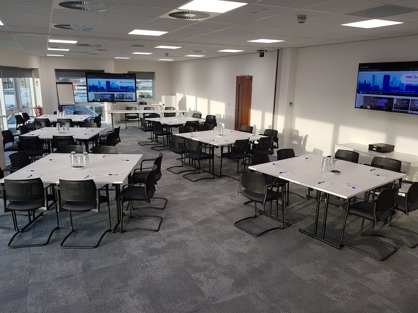 Flexible meeting space in NRC Birmingham, ideal for workshops and corporate events.