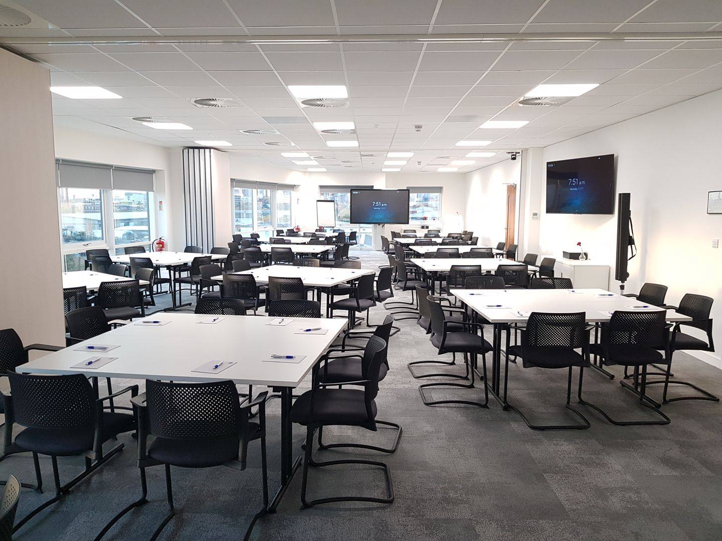 Versatile meeting space in NRC Birmingham, ideal for workshops and seminars.