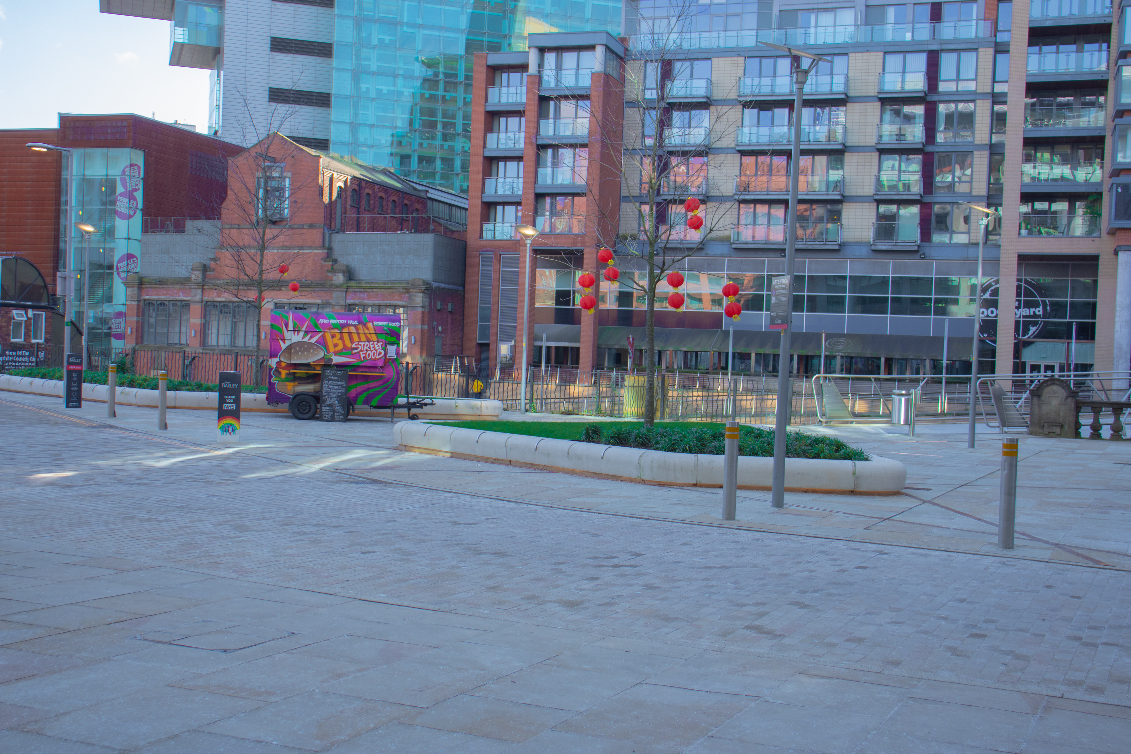 Vibrant outdoor venue in Stanley Square, perfect for festivals and community events.