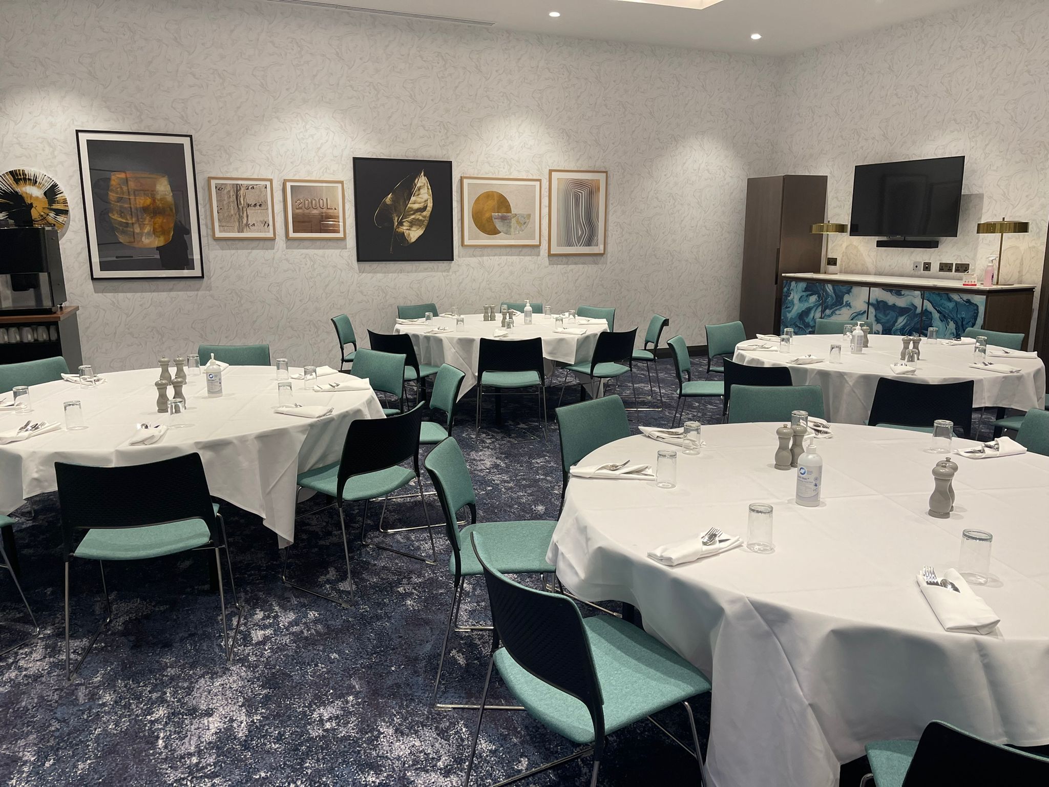 Bucksburn Suite at Hilton Aberdeen TECA, elegant meeting space for events and networking.
