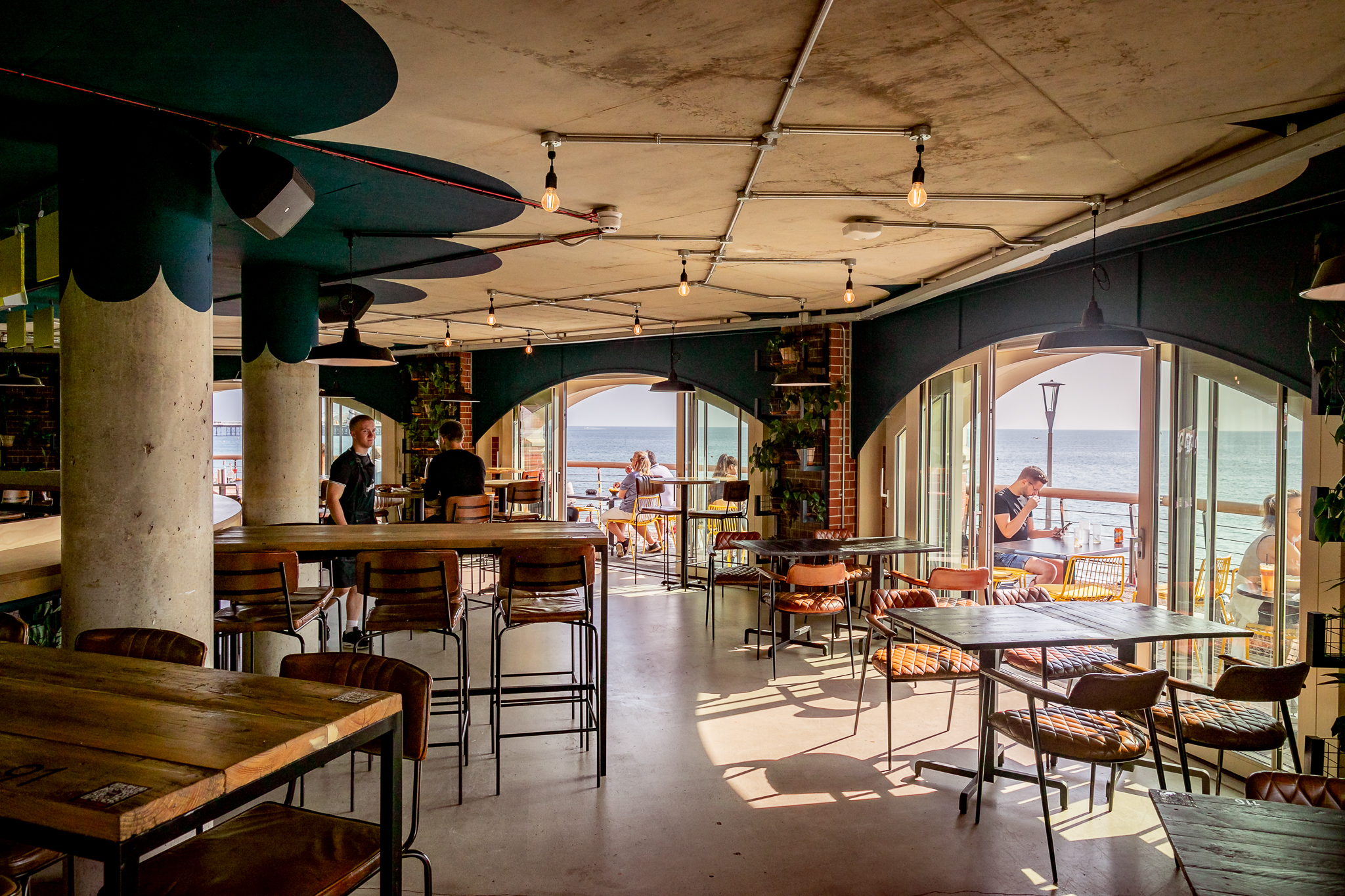 Stylish Shelter Hall venue with ocean views, ideal for events and networking.