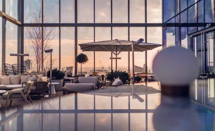 Half Terrace Hire at 20 Stories Restaurant, modern event space with stunning views for corporate functions.