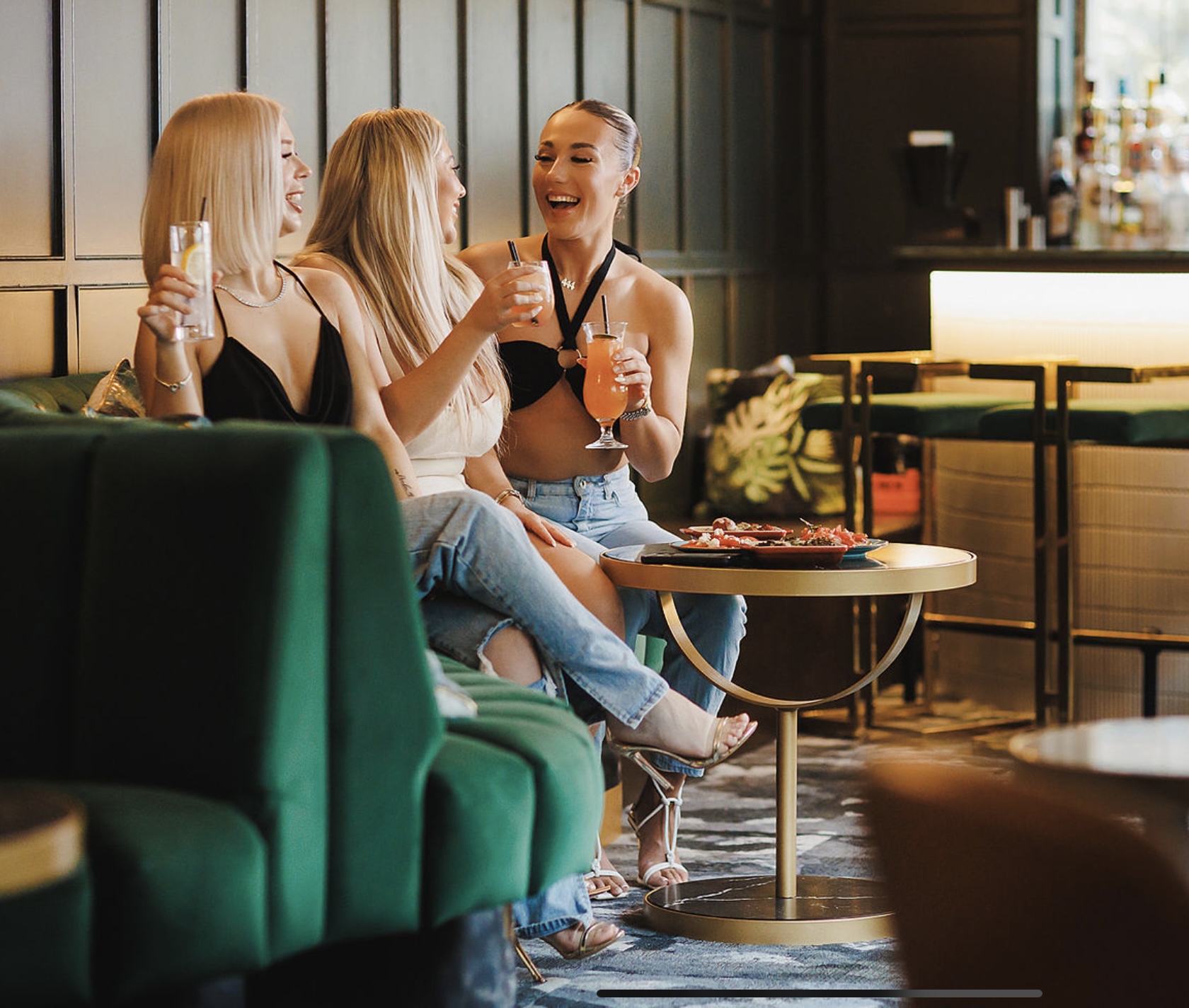 Vibrant social gathering at BLVD Spinningfields, perfect for networking events.