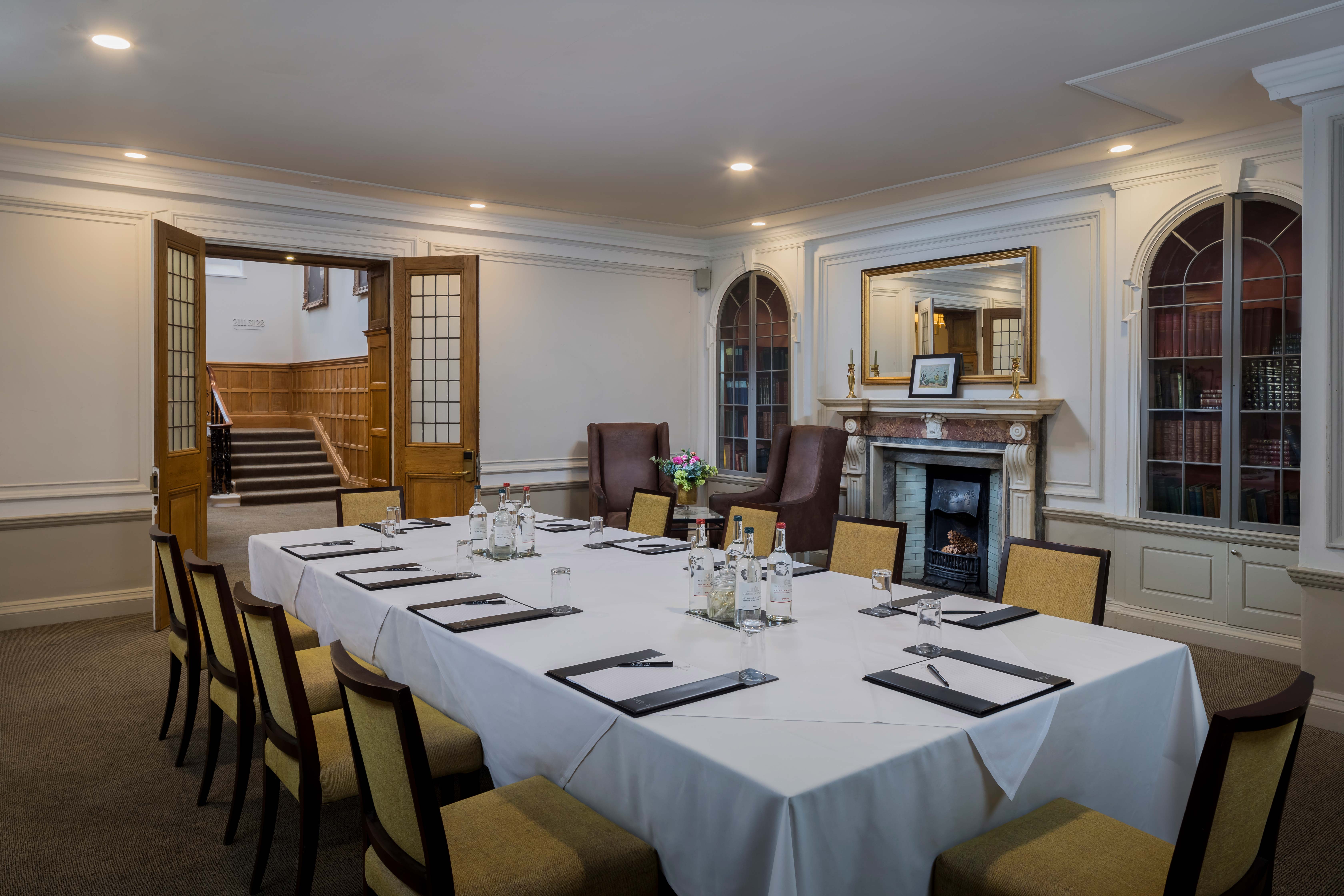 Garden Room at Oatlands Park Hotel, elegant meeting space for corporate events.