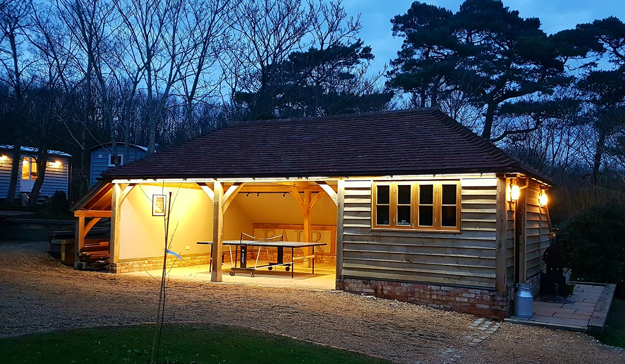 Charming event space at Fair Oak Farm, ideal for retreats and workshops.