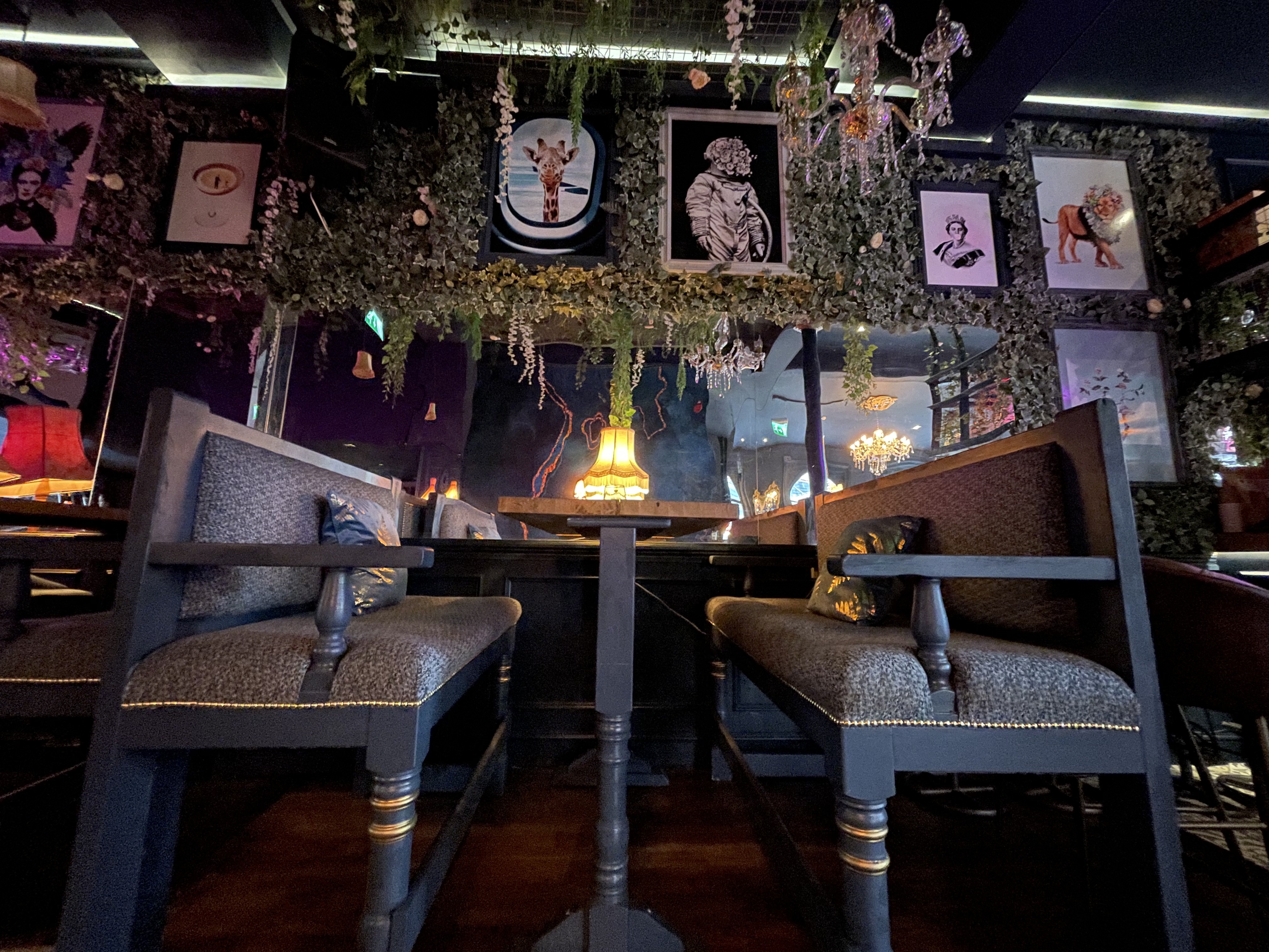 Stylish dining space at The Imperial Arms Lounge, ideal for private events and meetings.