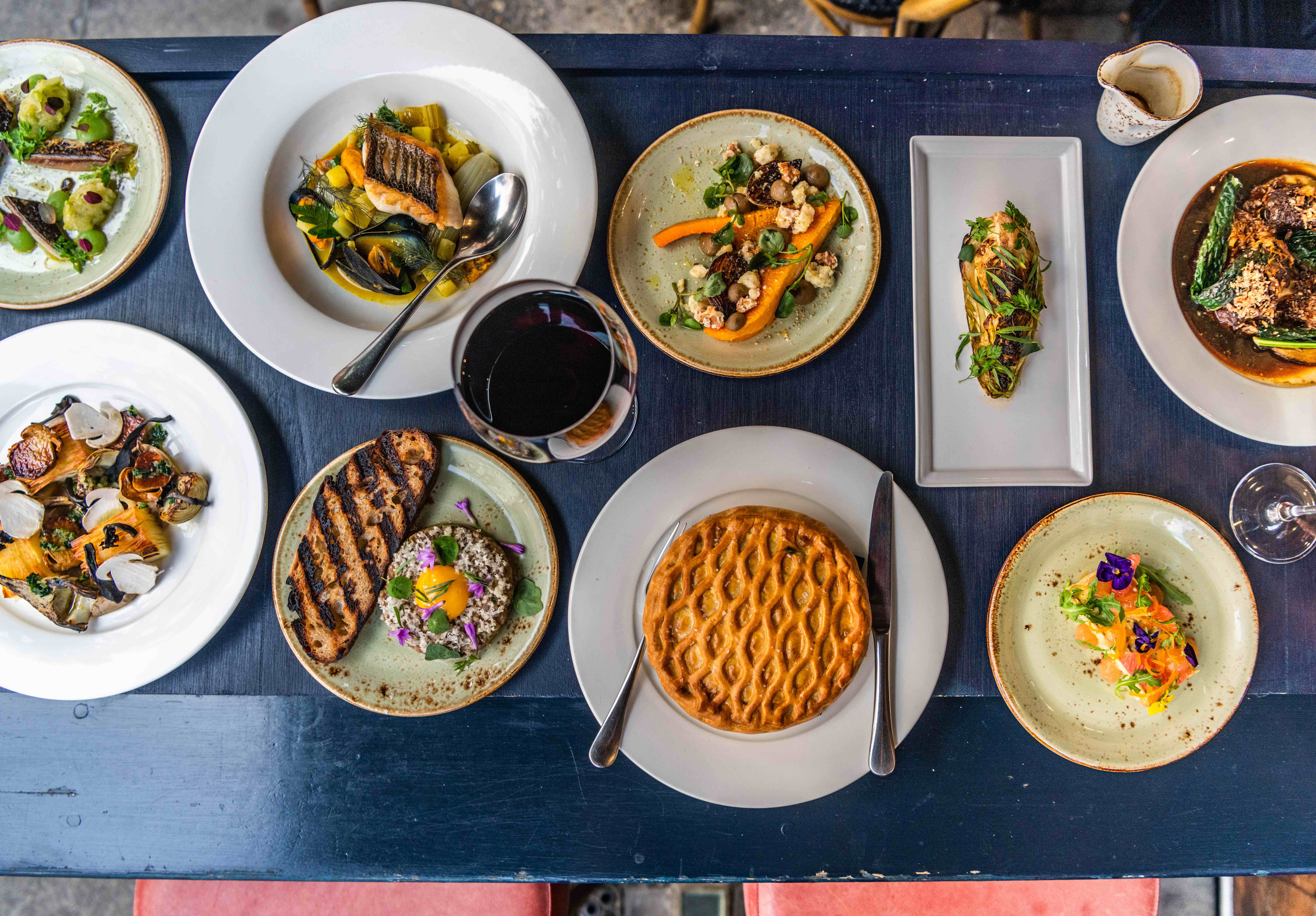 Gourmet dishes in The Lounge, perfect for upscale corporate events and gatherings.